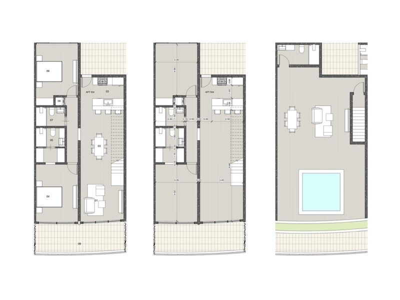 Apartamento 2 Dormitorios con Jacuzzi y Terraza Privada en NATURA FLATS, Bayahíbe