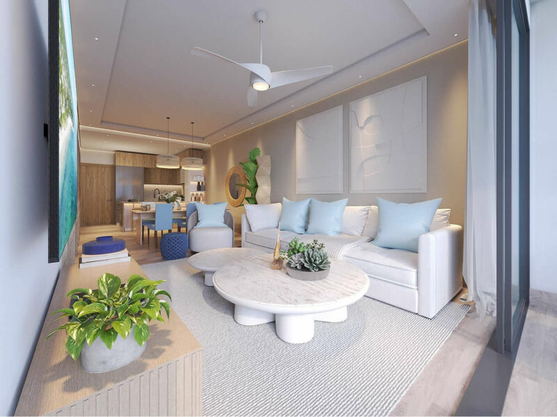 Apartamento de 3 Dormitorios en Planta Baja con Piscina y Jacuzzi - ARENA Punta Cana