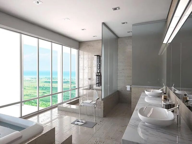 Apartamento de 2 Habitaciones con Terraza y Estudio en 7MARES