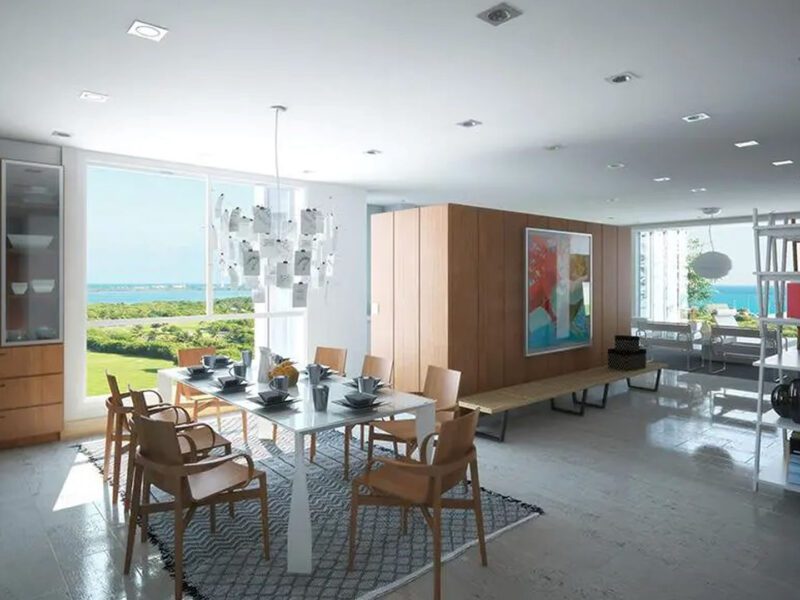 Apartamento de 2 Habitaciones con Terraza y Estudio en 7MARES